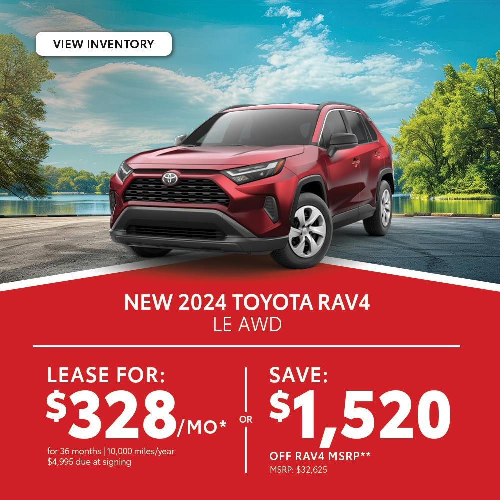 New 2024 Toyota RAV4 LE AWD