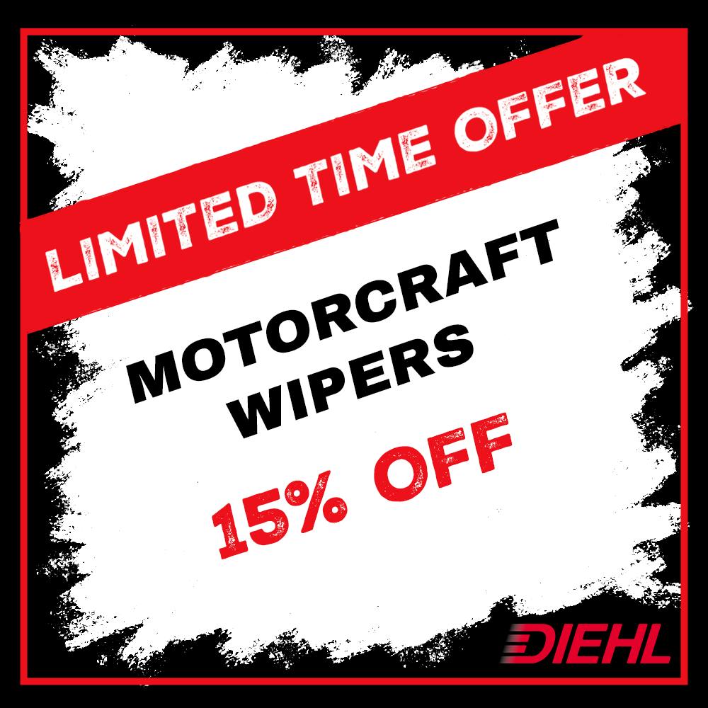 15% Off Motorcraft Wipers | Diehl Ford of Massillon