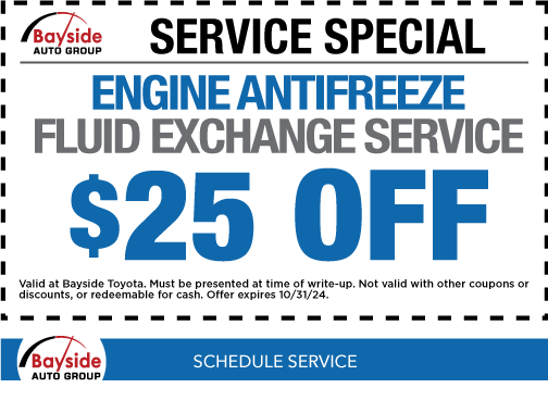 COOLANT SPECIAL | Bayside Toyota