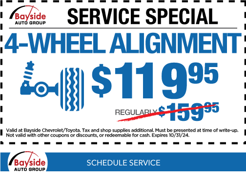 4 WHEEL ALIGNMENT SPECIAL | Bayside Toyota