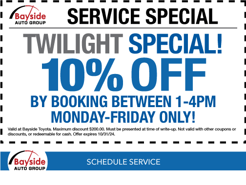 TWILIGHT SPECIAL | Bayside Toyota