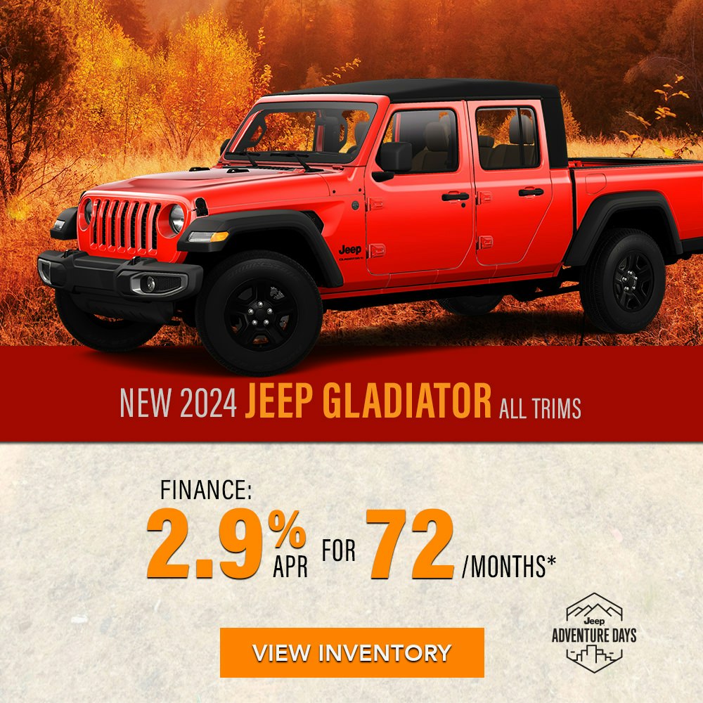 New 2024 Jeep Gladiator ALL TRIMS