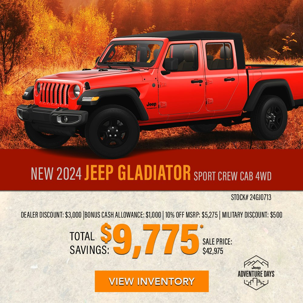 New 2024 Jeep Gladiator