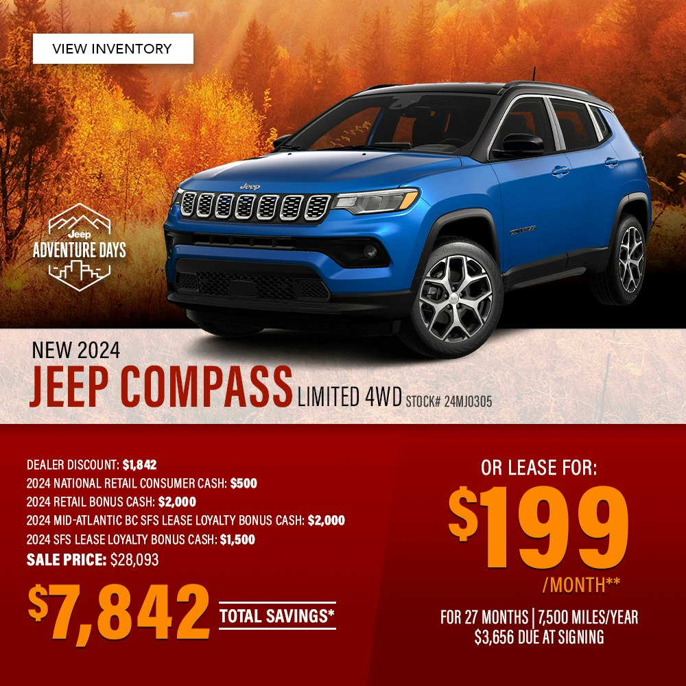 New 2024 Jeep Compass Limited 4WD