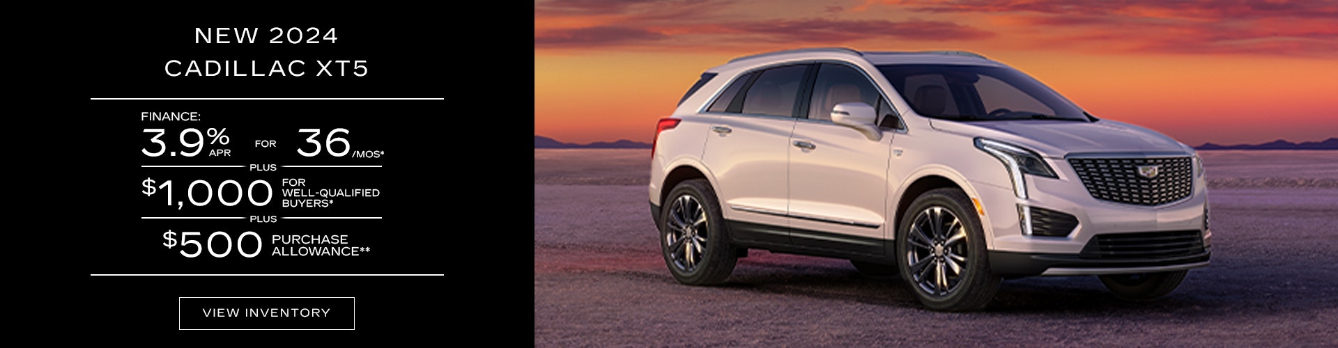 New 2024 Cadillac XT5