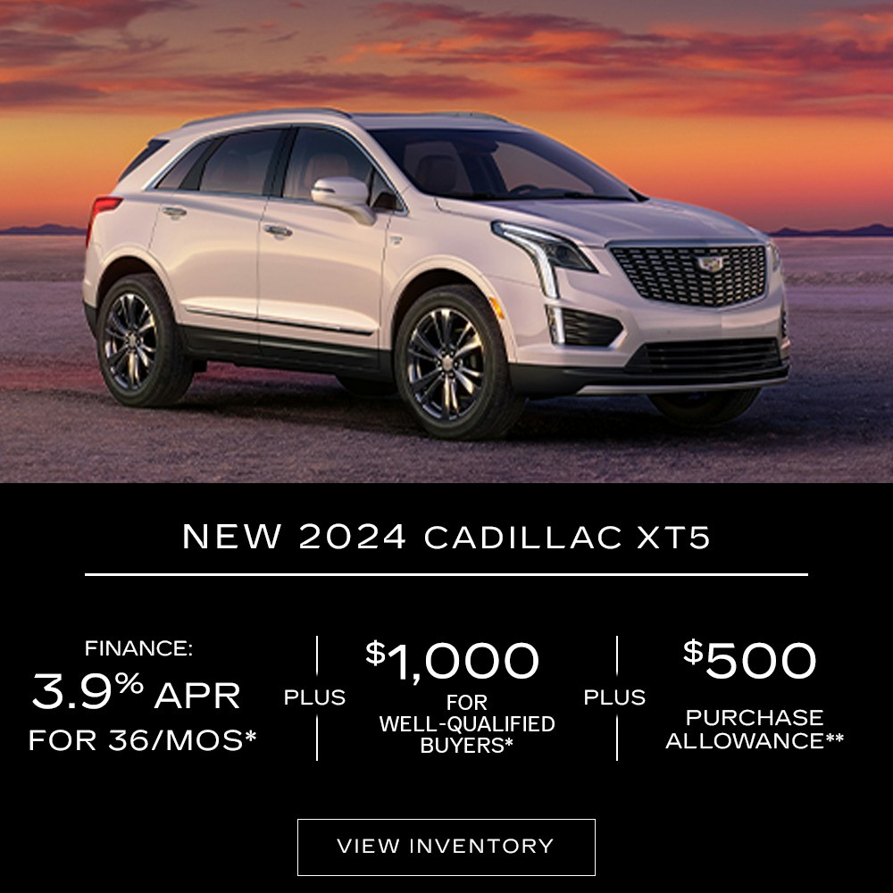 New 2024 Cadillac XT5