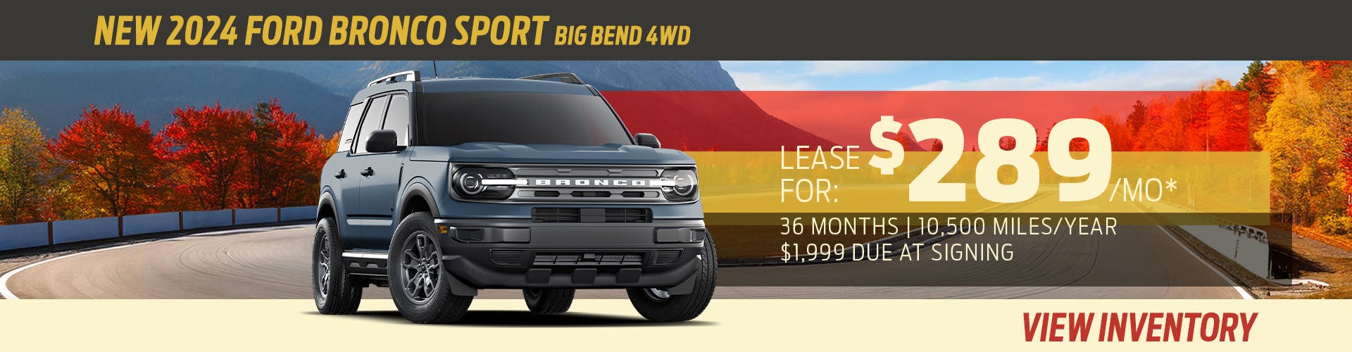 New 2024 Ford Bronco Sport Big Bend 4WD