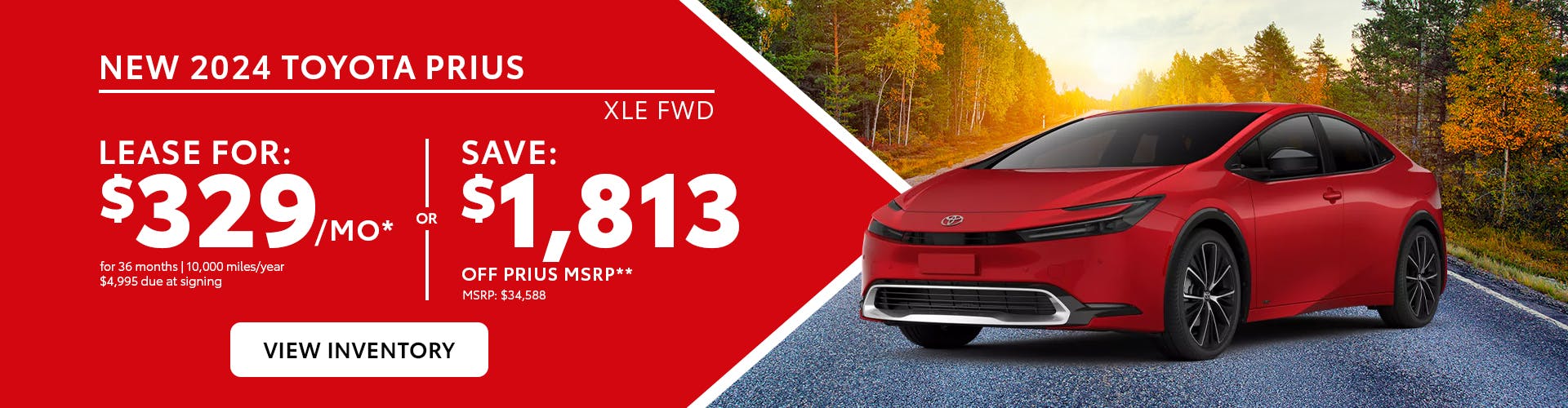 New 2024 Toyota Prius XLE FWD