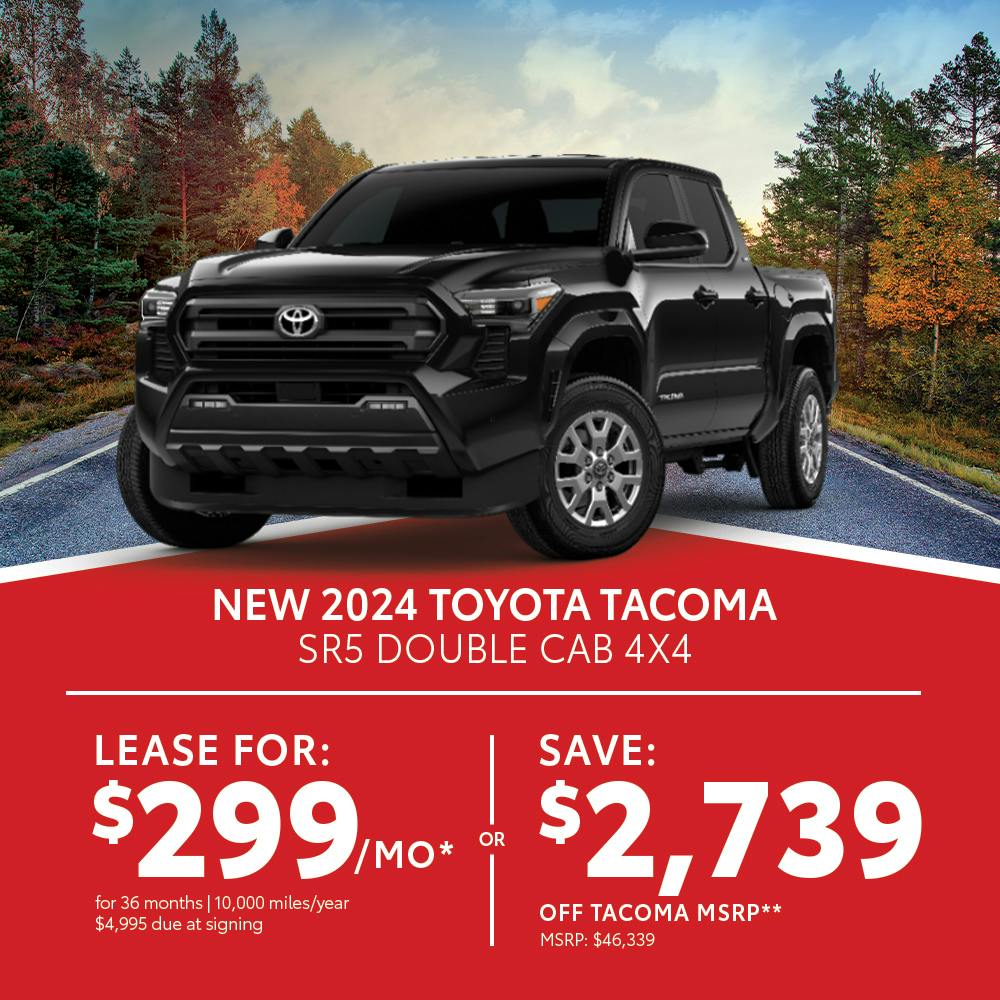 New 2024 Toyota Tacoma SR5 Double Cab 4X4