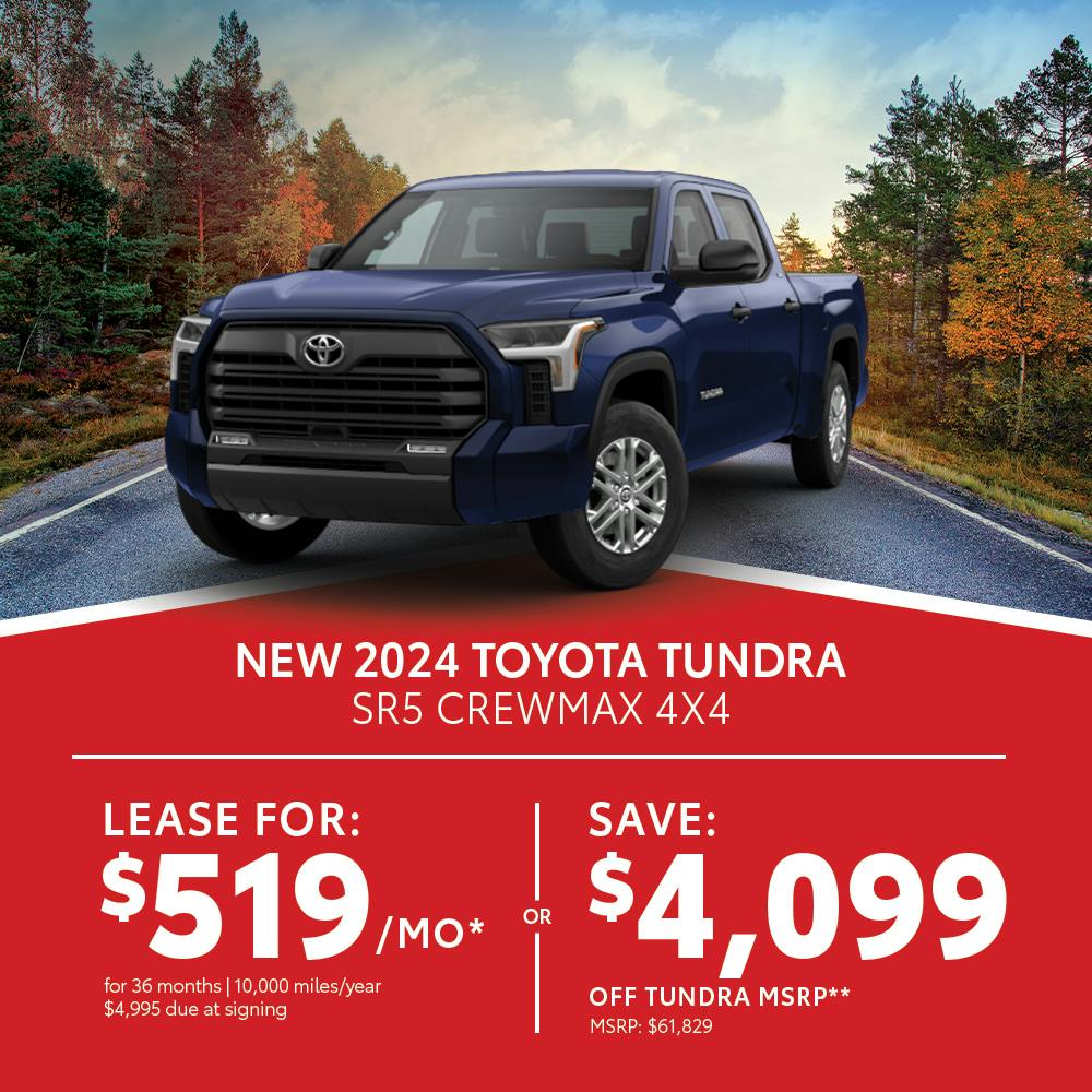 New 2024 Toyota Tundra SR5 CrewMax 4X4