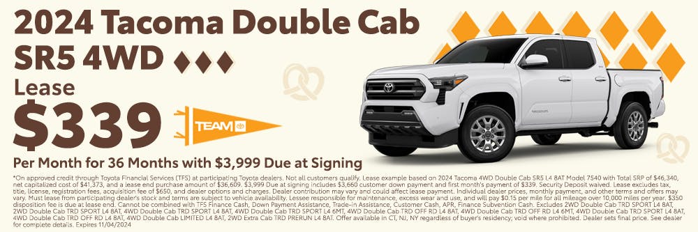 TruckTober Tacoma Lease | Team Toyota of Princeton