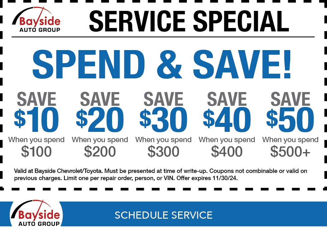 SPEND & SAVE! | Bayside Toyota