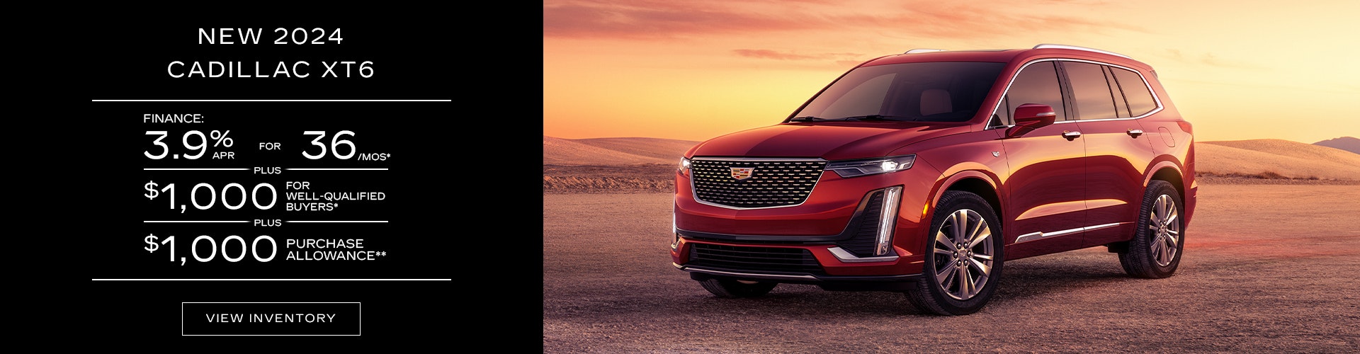 New 2024 Cadillac XT6