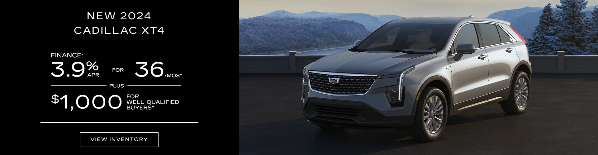 New 2024 Cadillac XT4