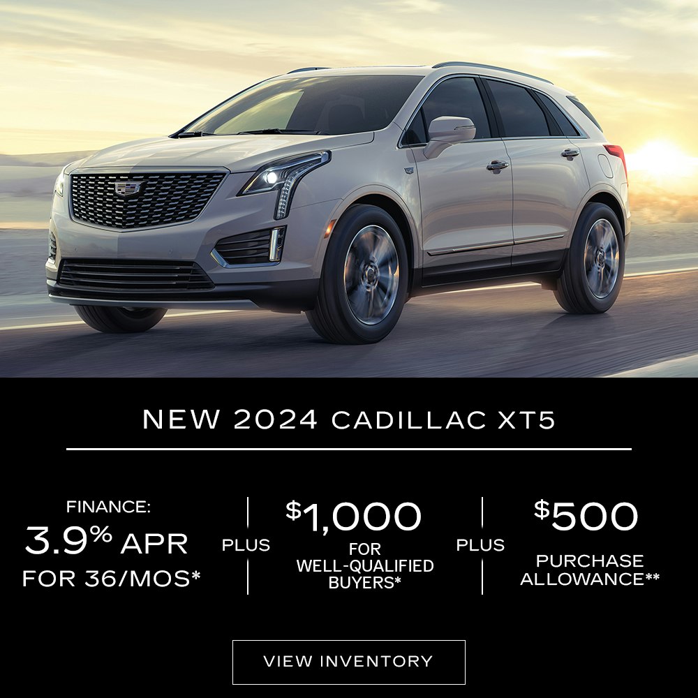 New 2024 Cadillac XT5