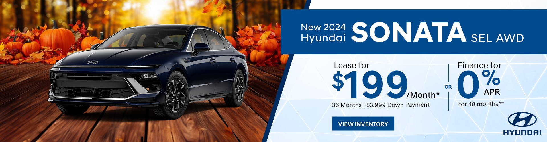 New 2024 Hyundai Sonata SEL AWD