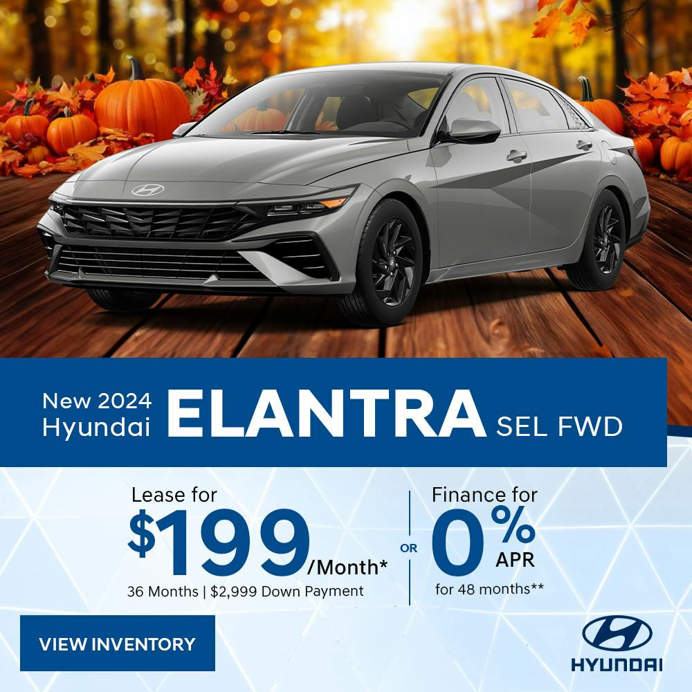 New 2024 Hyundai Elantra SEL FWD