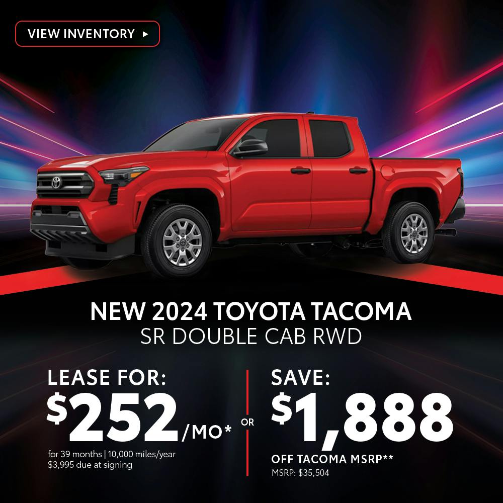 New 2024 Toyota Tacoma SR Double Cab RWD