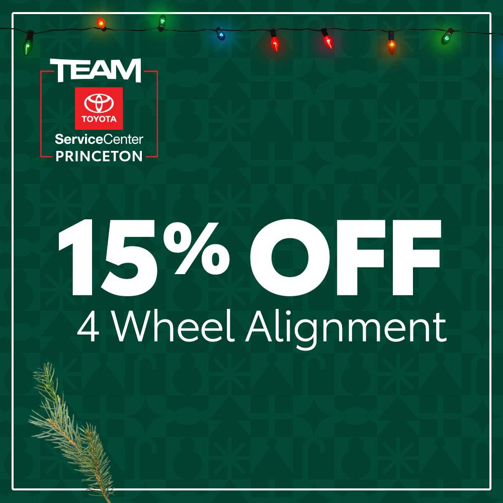 4 WHEEL ALIGNMENT | Team Toyota of Princeton