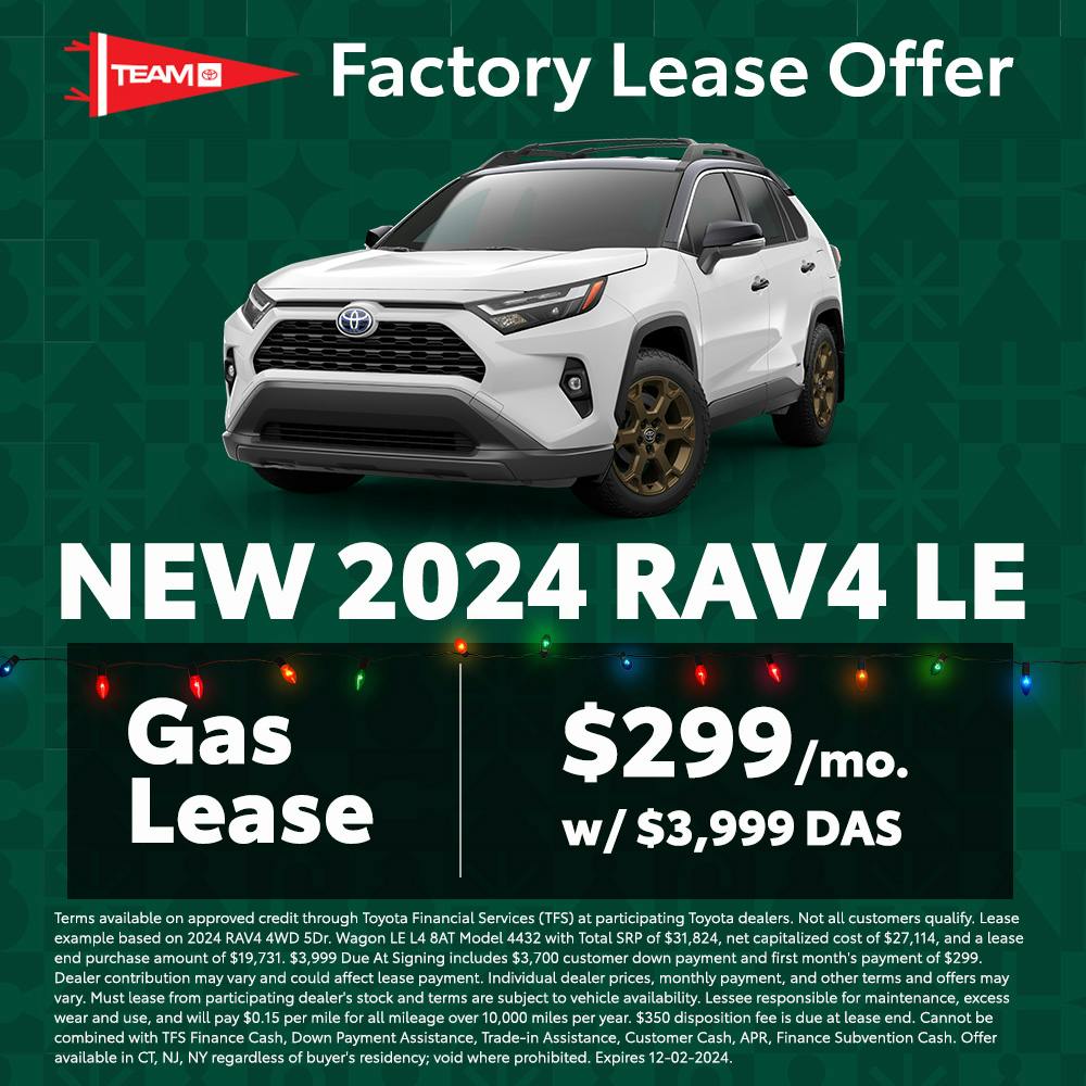 Rav4 LE Factory Special Banner