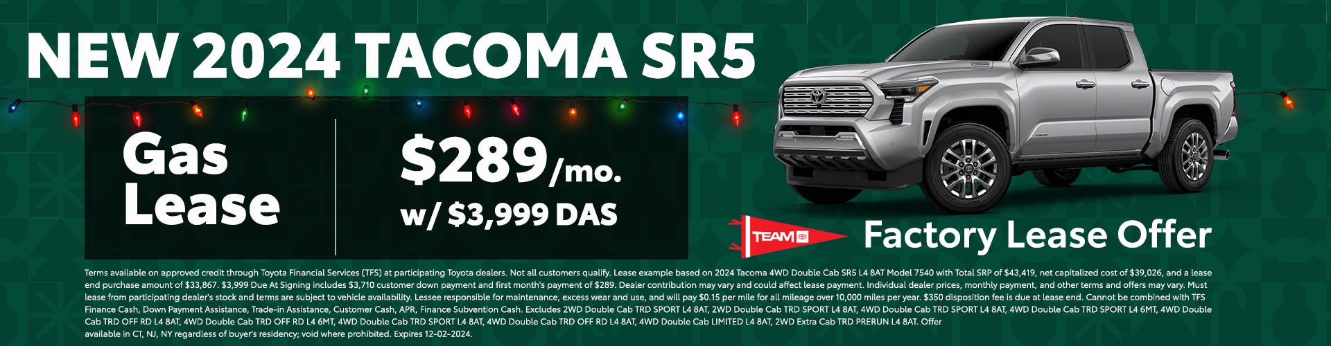 Tacoma SR5 Factory Special Banner