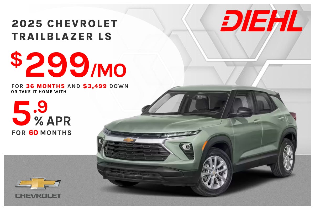 New 2025 Chevrolet Trailblazer LS | Diehl Chevrolet of Hermitage