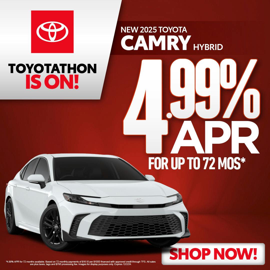 2025 Camry – November Offer HPGs