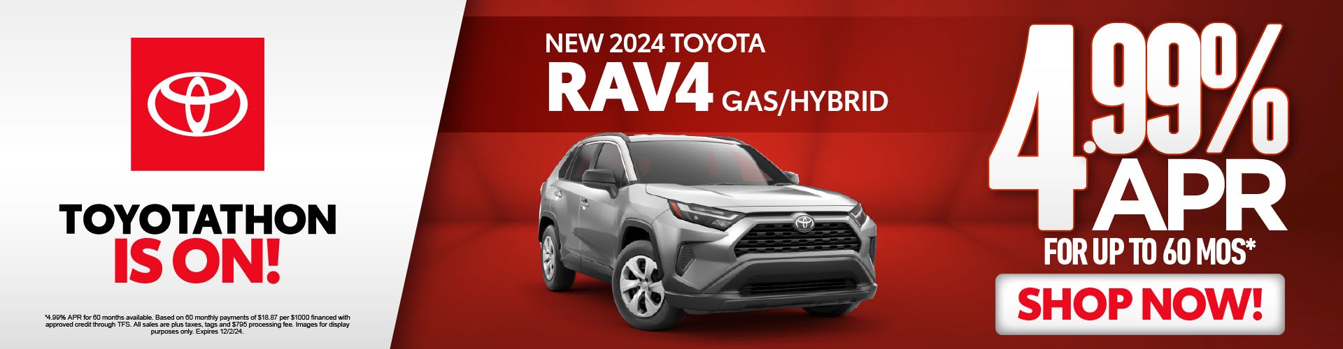 2024 RAV4 – November Offer HPGs