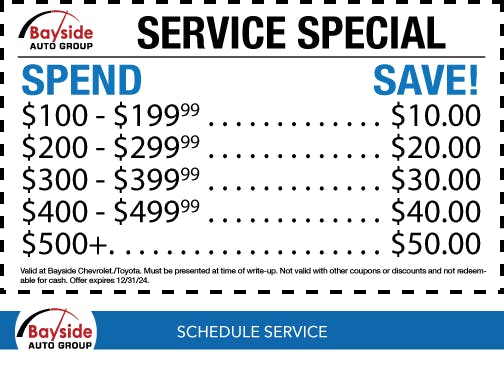 SPEND & SAVE SPECIAL | Bayside Toyota