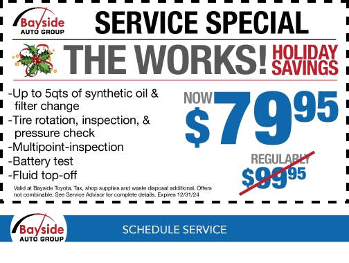 HOLIDAY WORKS SPECIAL | Bayside Toyota