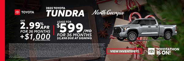 Toyota Tundra Special Offer | North Georgia Toyota