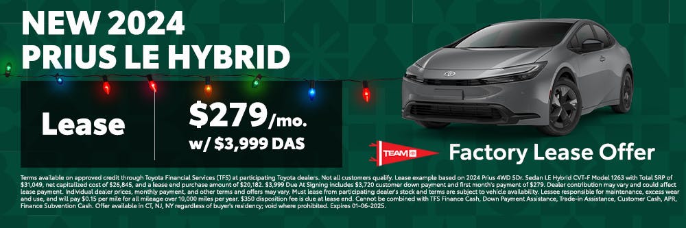 Prius LE Hybrid Factory Special Banner | Team Toyota of Princeton