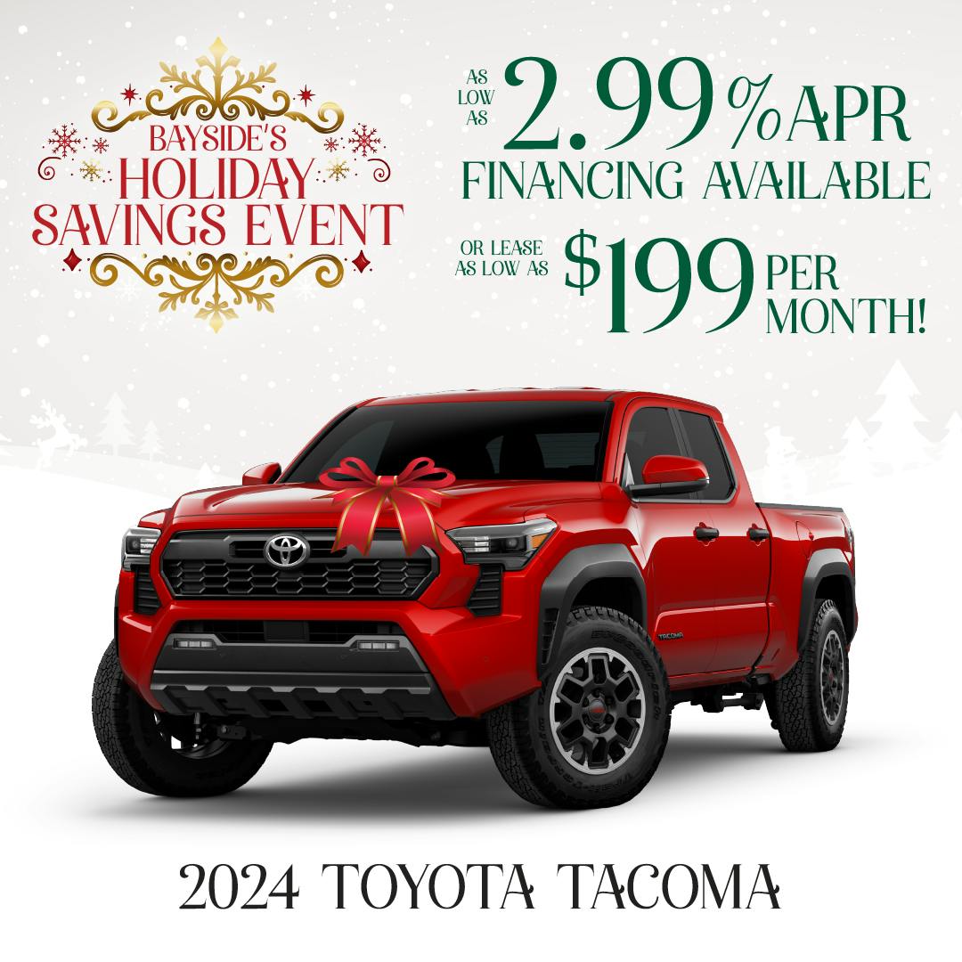 December – 2024 Toyota Tacoma