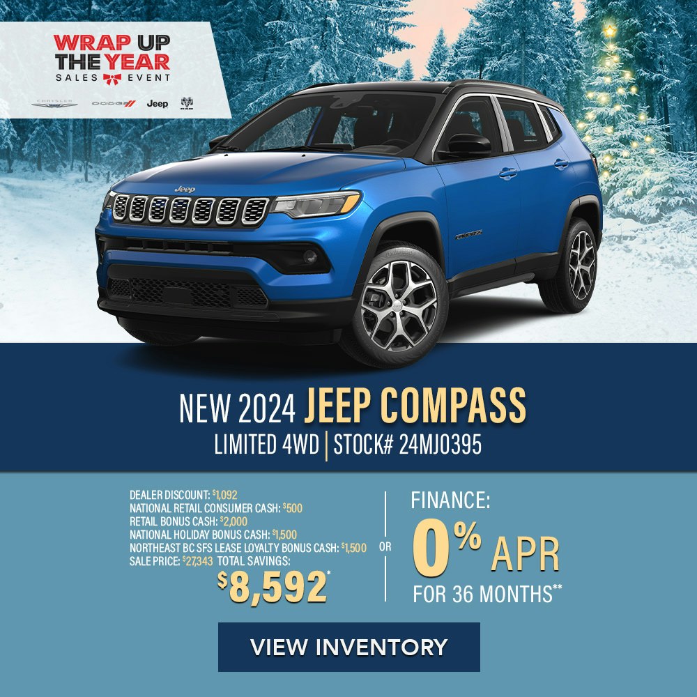 New 2024 Jeep Compass Limited 4WD