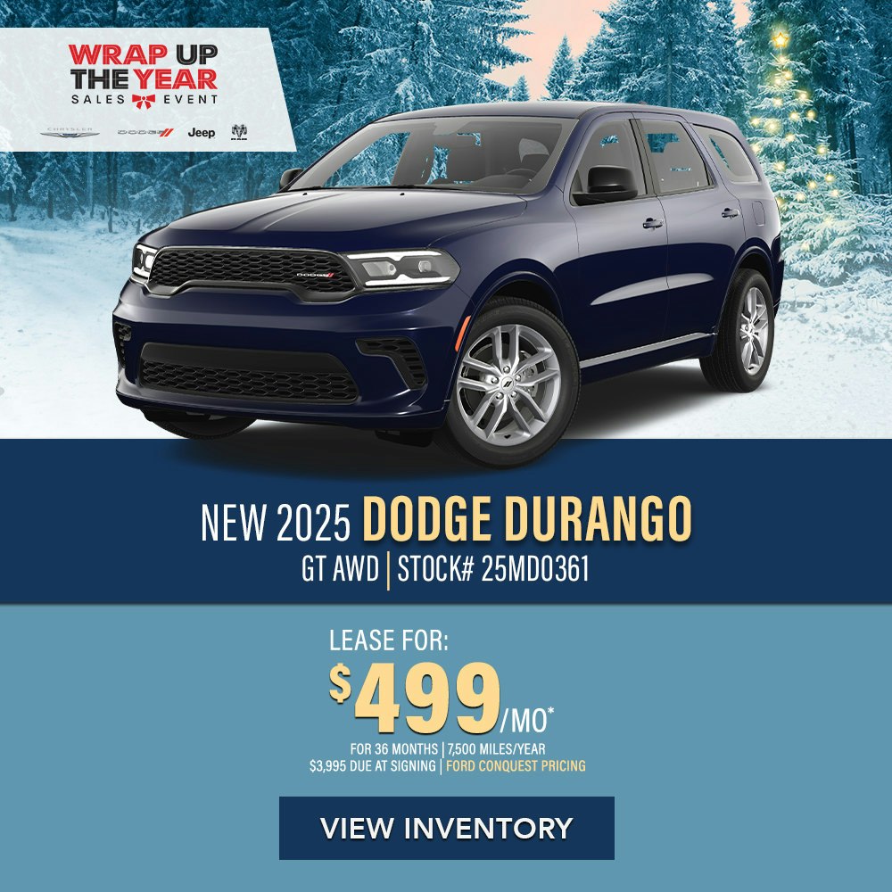 New 2025 Dodge Durango GT AWD