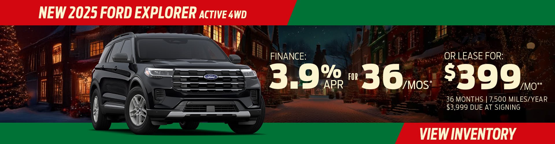 New 2025 Ford Explorer Active 4WD