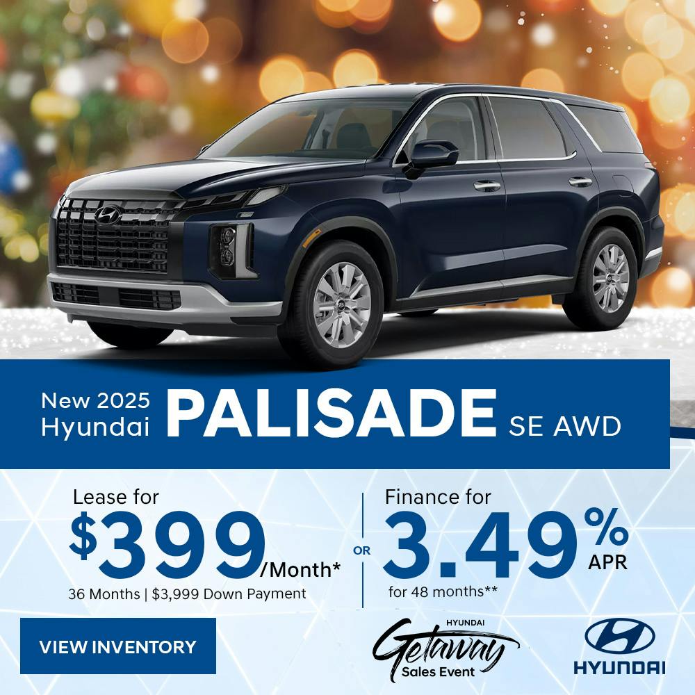 New 2025 Hyundai Palisade SE AWD | Diehl Hyundai