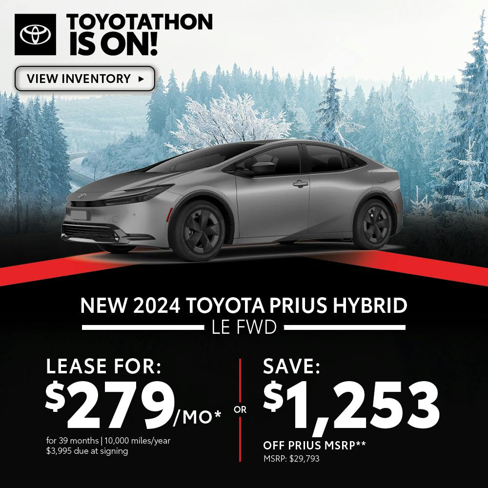 New 2024 Toyota Prius Hybrid LE FWD