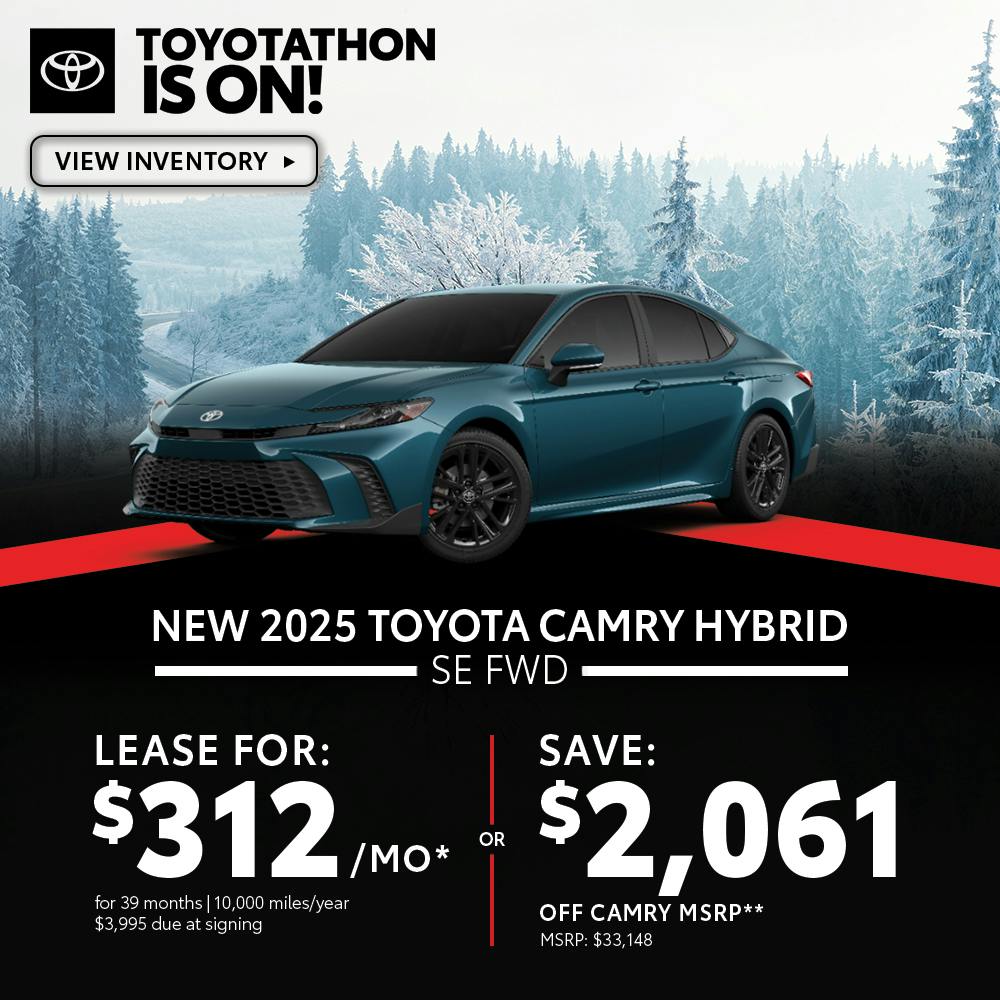 New 2025 Toyota Camry Hybrid SE FWD