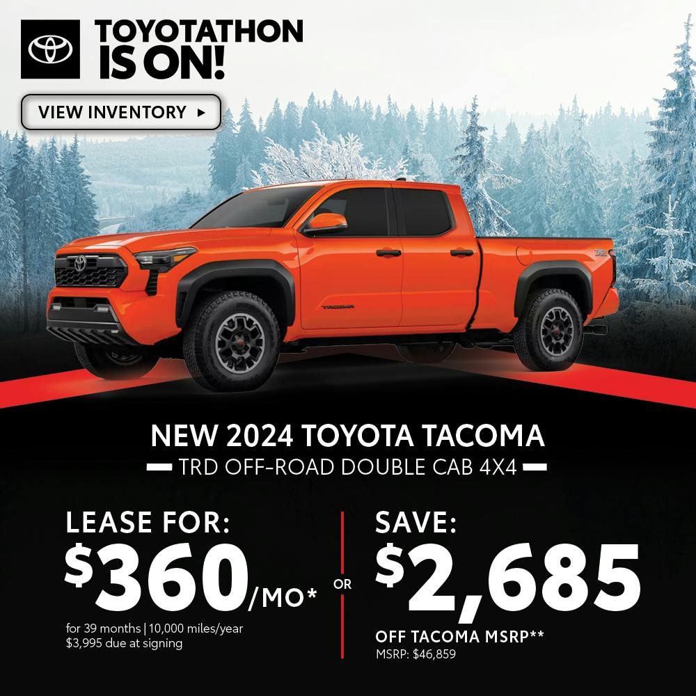 New 2024 Toyota Tacoma TRD Off-Road Double Cab 4X4