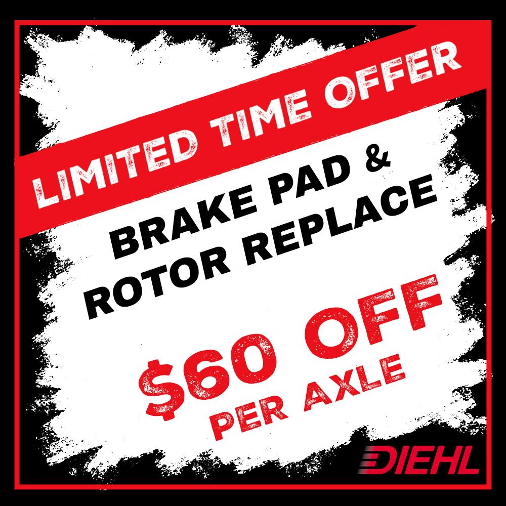 Brake Pad & Rotor Replacement | Diehl Mitsubishi