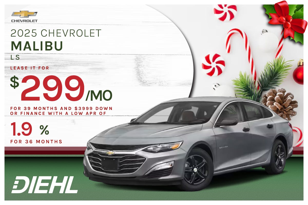 New 2025 Chevrolet Malibu LS | Diehl Chevrolet of Hermitage