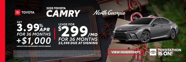 Toyota Camry Special Offer | North Georgia Toyota