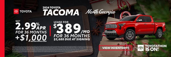 Toyota Tacoma Special Offer | North Georgia Toyota