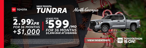 Toyota Tundra Special Offer | North Georgia Toyota