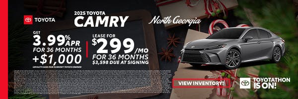 Toyota Camry Special Offer | North Georgia Toyota