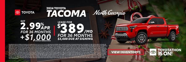 Toyota Tacoma Special Offer | North Georgia Toyota