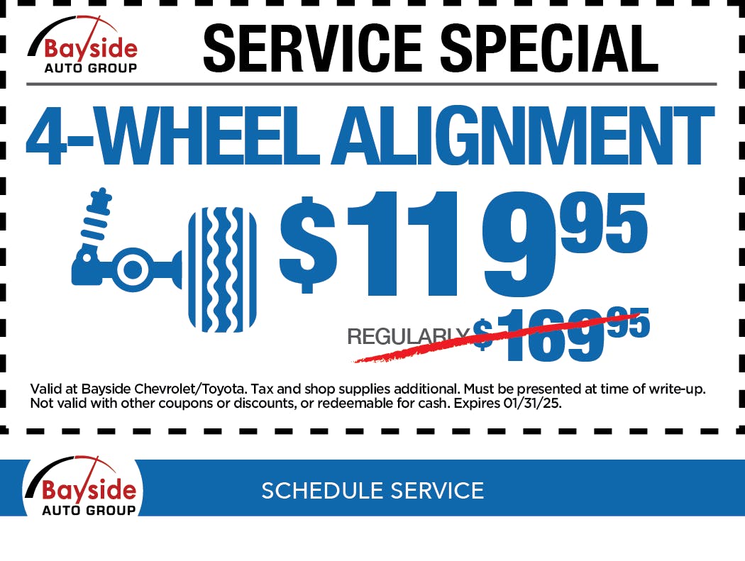 4-Wheel Alignment Special | Bayside Toyota