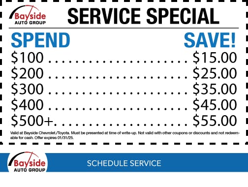 Spend & Save Special | Bayside Toyota