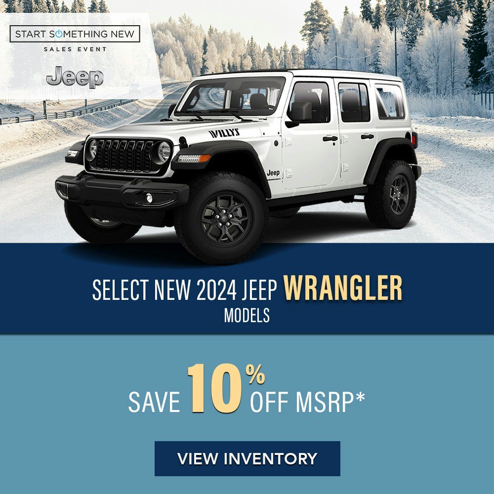 Select New 2024 Jeep Wrangler Models